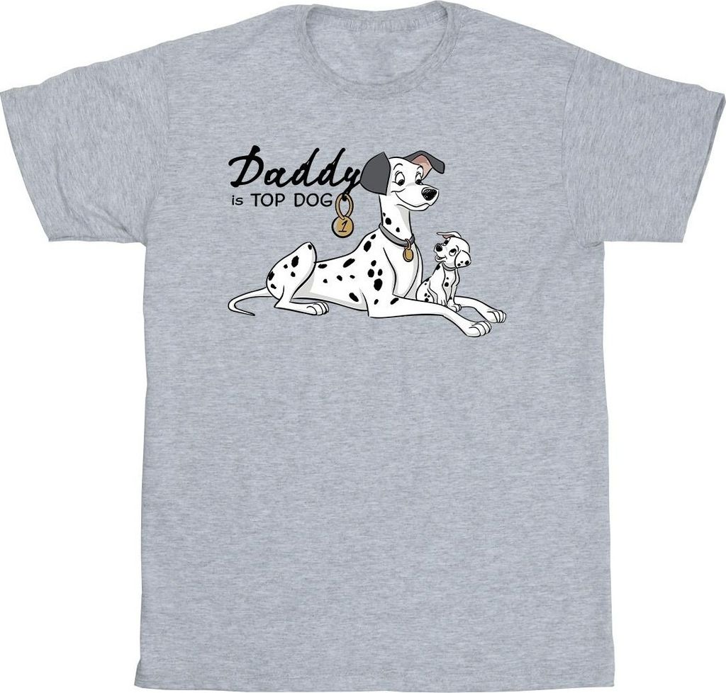 Disney - "101 Dalmatians Top Dog" T-Shirt für Herren BI28929 (XXL) (Grau)
