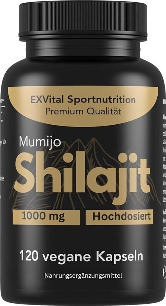 Mumijo Shilajit Kapseln, hochdosiert von EXVital Produktbild 