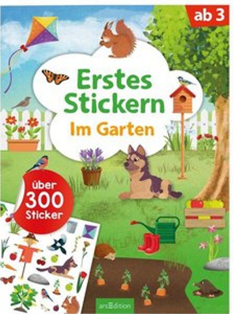 Erstes Stickern – Im Garten Produktbild 