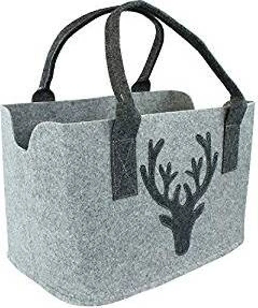 Sac Feutre Anti-Rayures pour Rangement Maison Design Cerf Hirsch x4