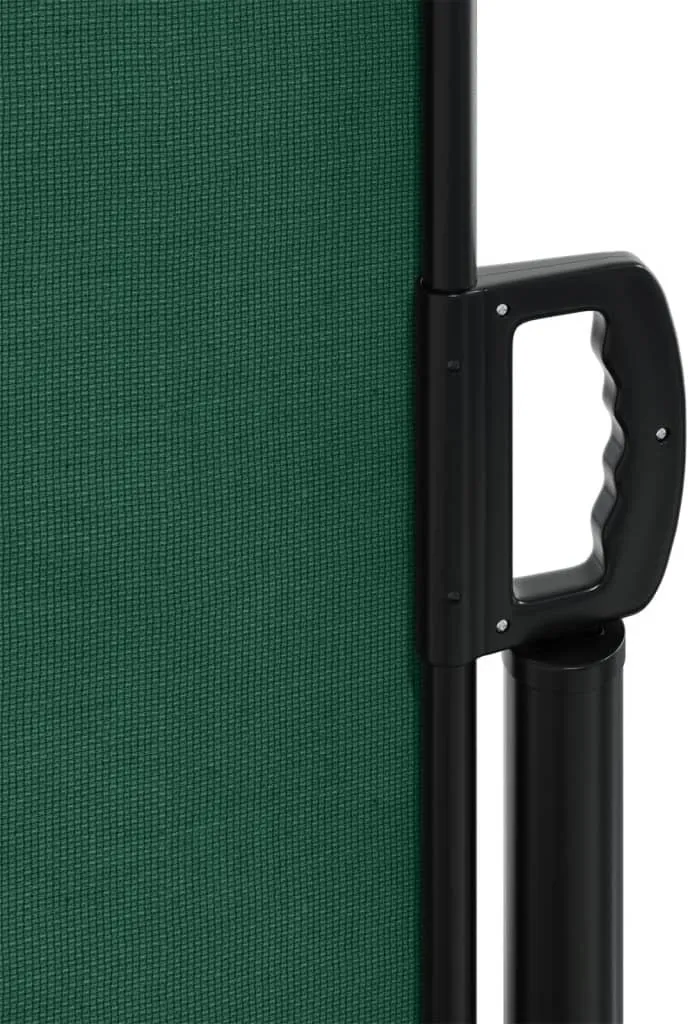 Offerta vidaXL Tenda Laterale Estensibile 117x300 cm Verde Scuro Privacy - 9