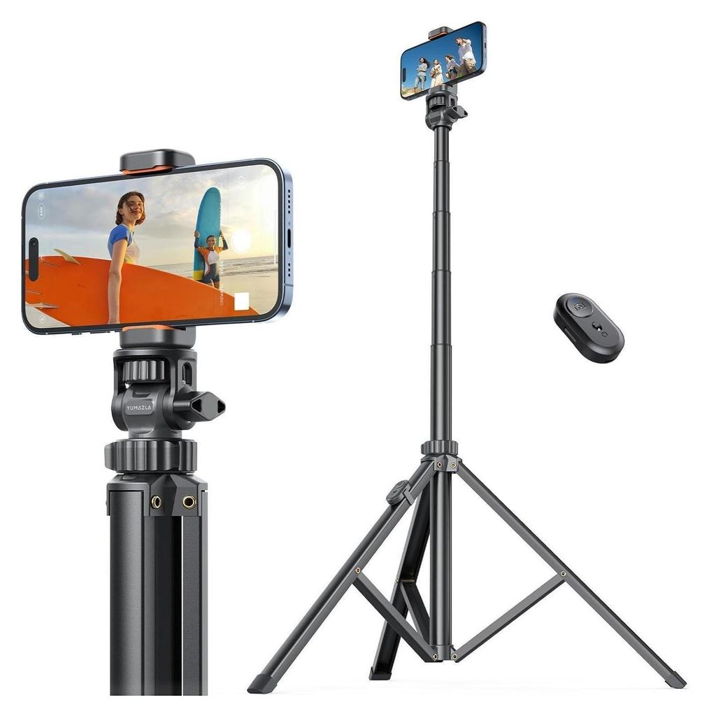 Handy-Stativ Selfie Stick 180cm für Smartphone mit Produktbild 