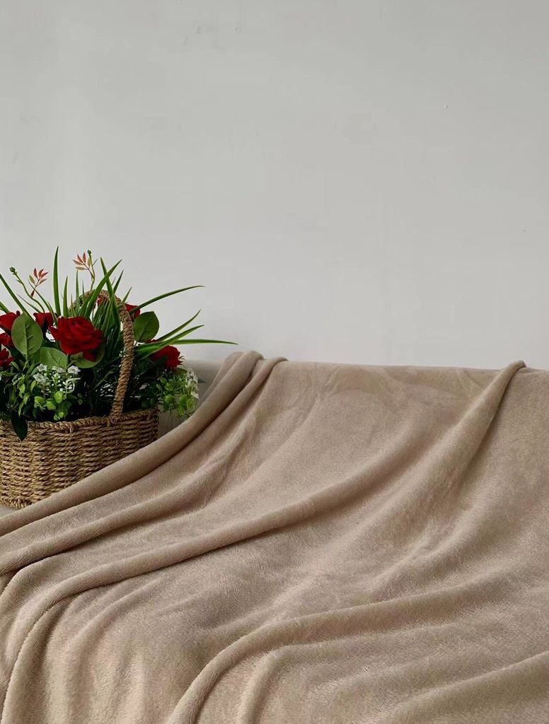 Coperta in micropile SOFT, beige Dimensioni: 160 x 200 cm Immagine del prodotto 