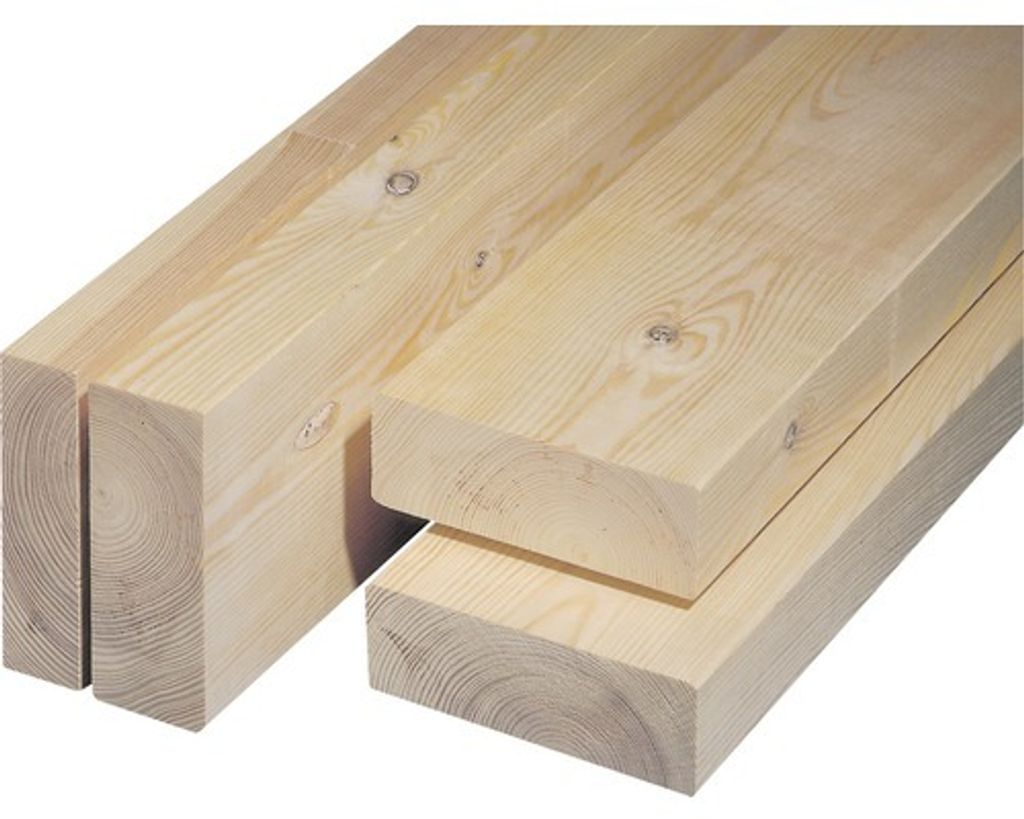 Konsta Konstruktionsvollholz 3500 x 120 x 120 mm Fichte NSI (nicht sichtbarer Einbau)