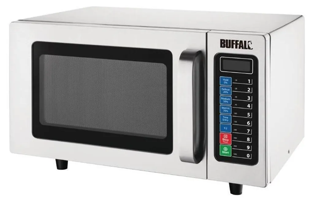 Micro-ondes professionnel Buffalo 25L 1000W programmable haute performance