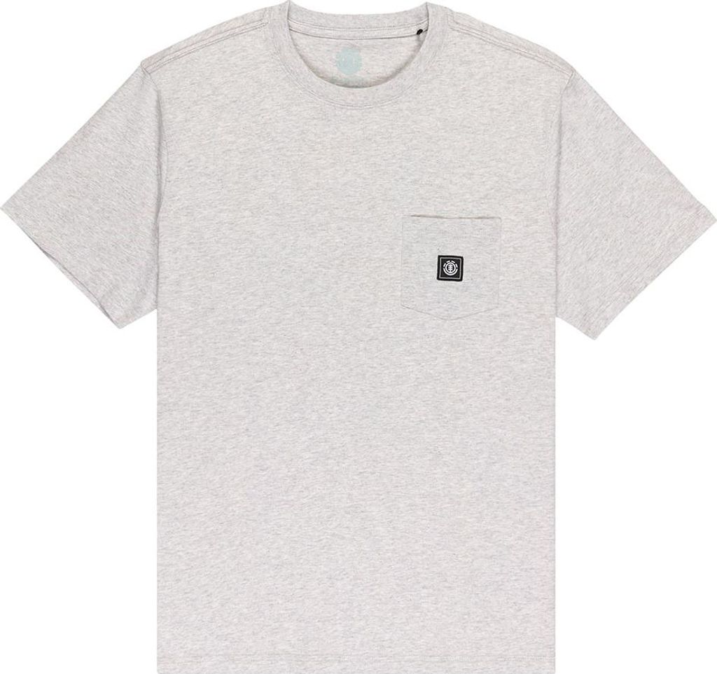 Element Icon Label Pocket Kurzarm-t-shirt Grau S Herren Grau S