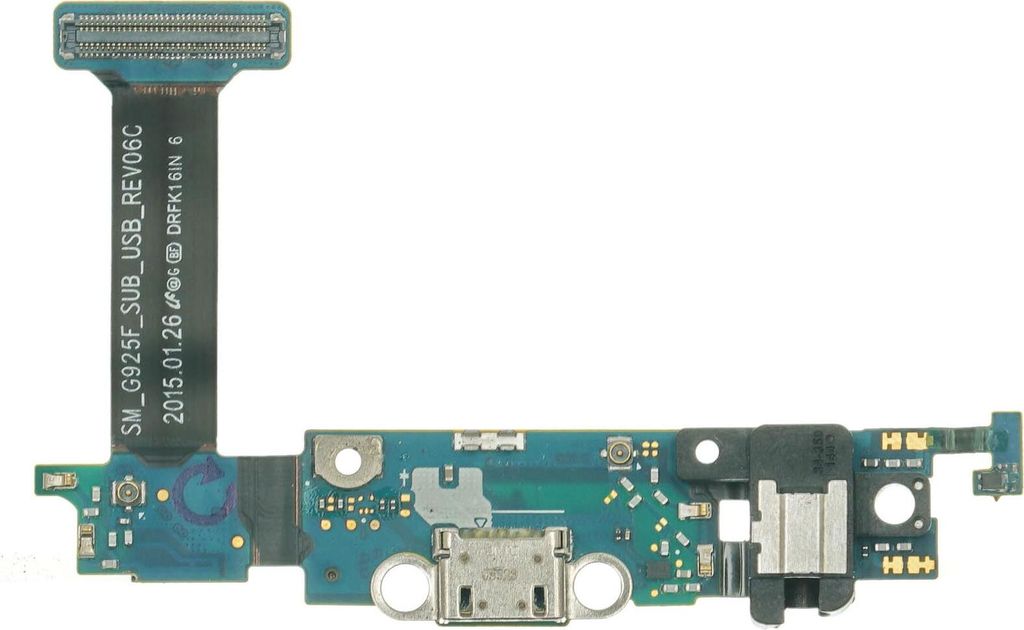 Ladebuchse für Samsung Galaxy S6 edge (SM-G925F) microUSB Flexkabel Mikrofon Ladeanschluss Lade Eingang