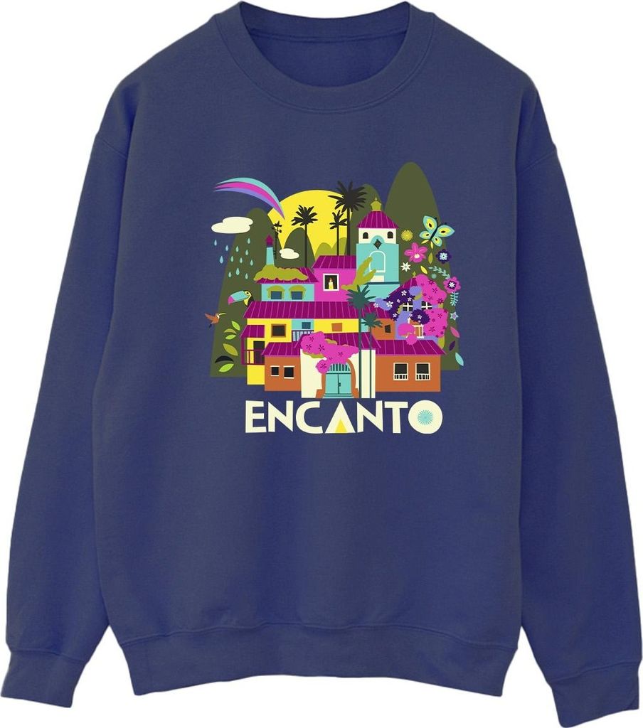 Disney - "Encanto Many Houses" Sweatshirt für Damen BI16775 (S) (Marineblau)