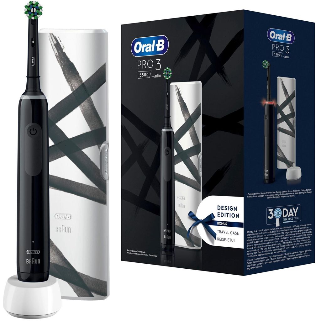 Oral-B Pro 3 3500 Elektrische Zahnbürste Schwarz – Produktbild 