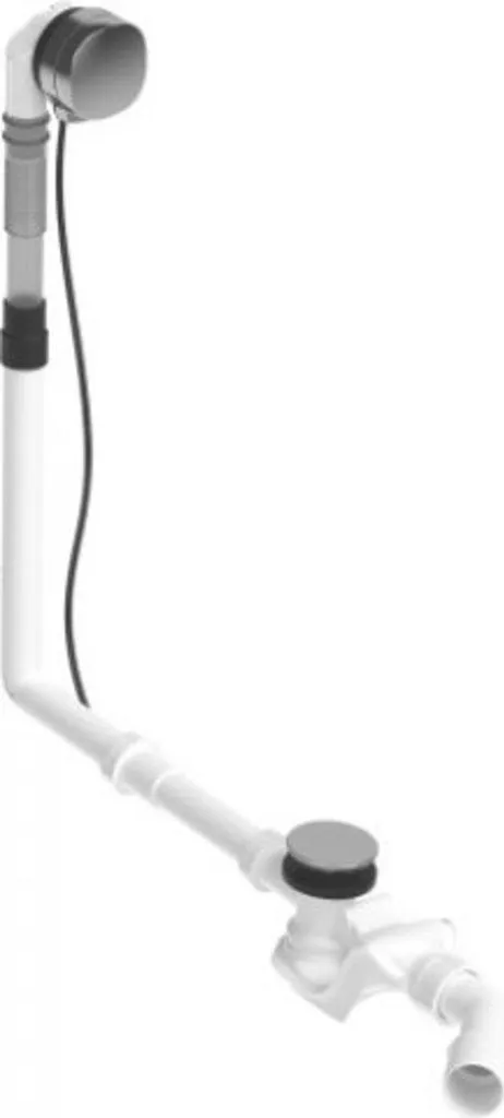 Système de vidage Duravit Quadroval 792220 chrome avec trop-plein intégré