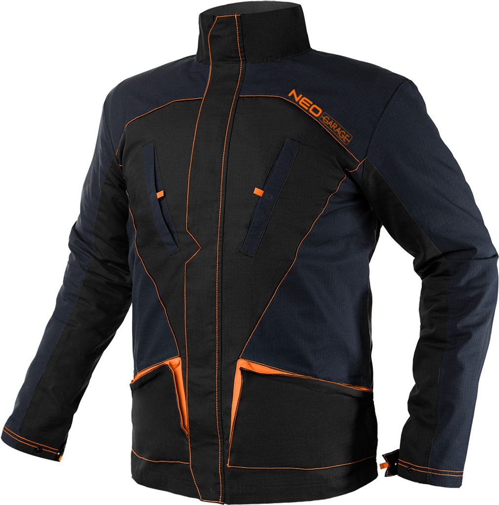 NEO TOOLS Garage Arbeitssweatshirt, 100% Ripstop Baumwolle, 210 g/m2, aus Baumwoll-Ripstop-Gewebe für hohe Strapazierfähigkeit und Reißfestigkei...