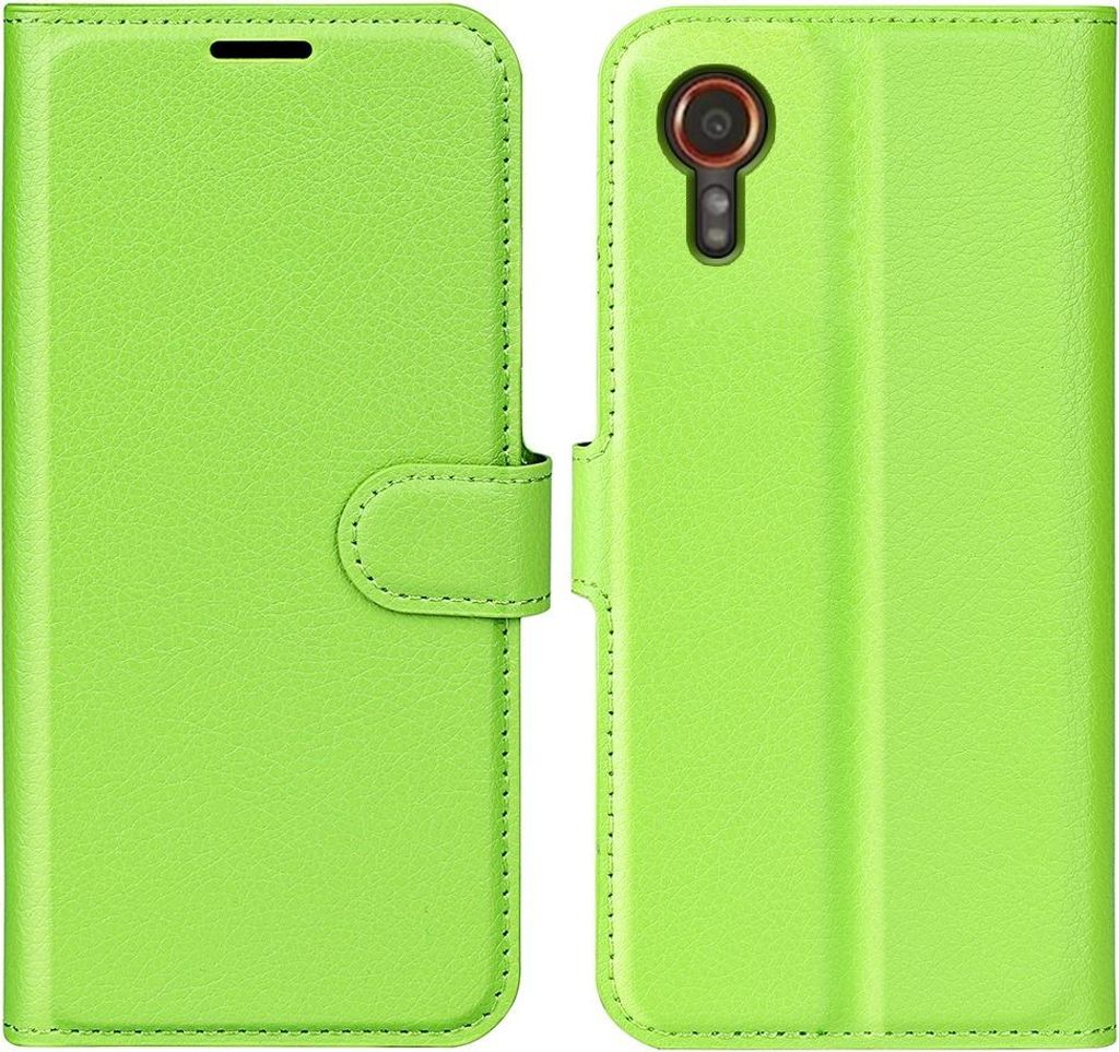 Samsung Galaxy Xcover 7 Hülle - Coverup Klapphülle - Grün