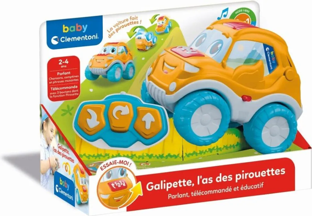 Clementoni Galipette : Véhicule Télécommandé Incassable avec Cascades