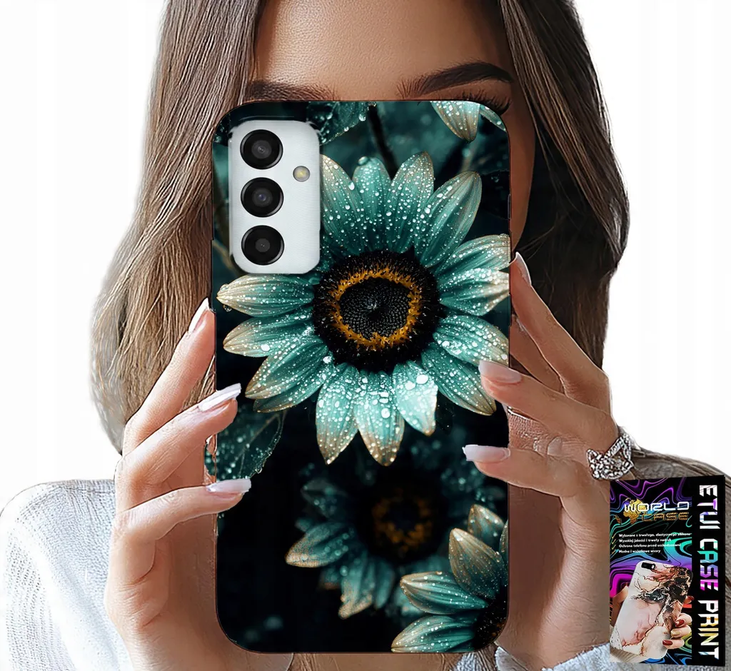 Custodia Samsung M13 4G Gerbera Blu + Lamina | Prezzo Outlet!