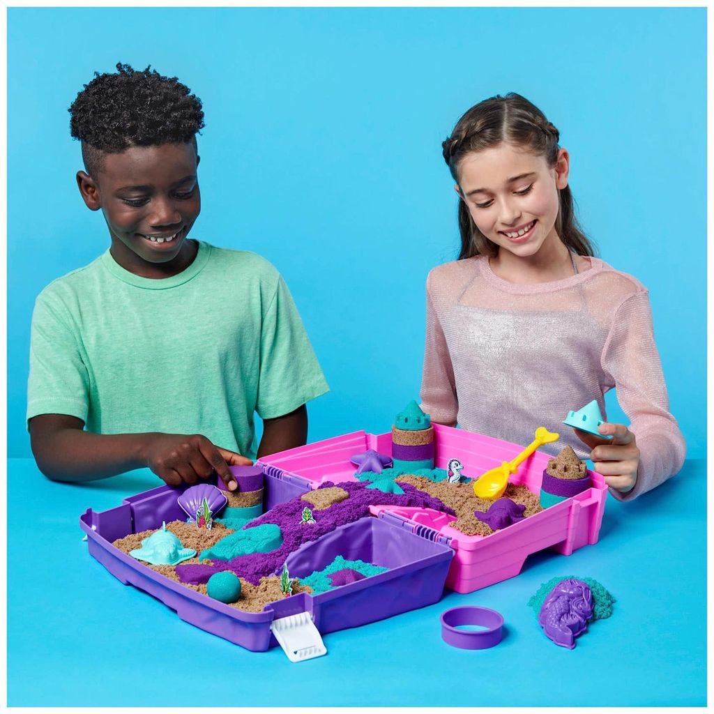 Kinetic Sand - Meerjungenvakantiekoffer Productafbeelding 