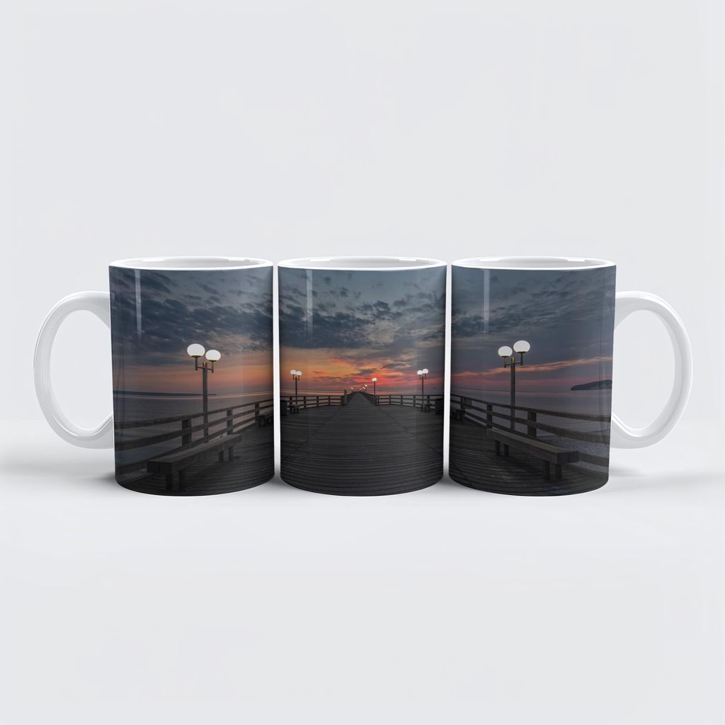 raxxa Premium-Tasse "Seebrücke Binz"