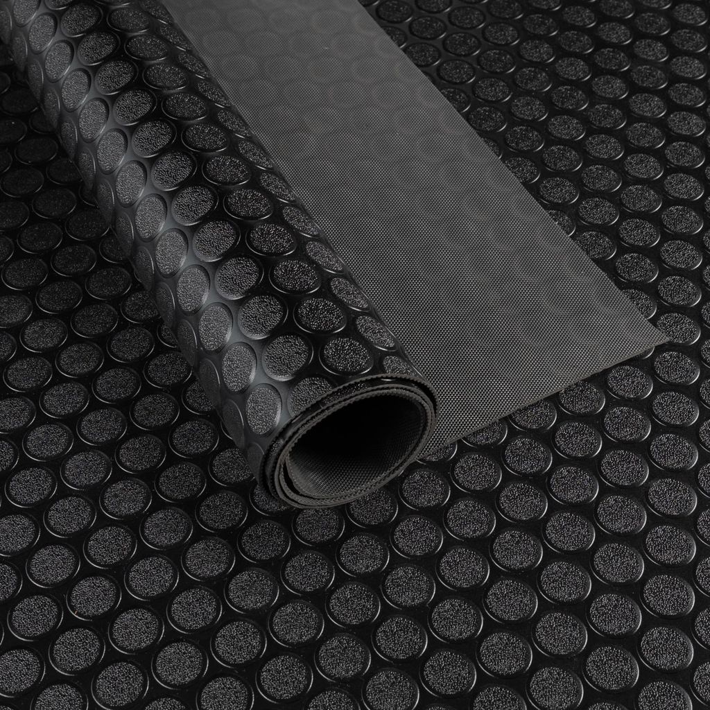 PVC-Boden 100x160cm DIONIS PVC-Bodenbelag Noppen 1,5 mm wasserabweisend Privat/Gewerbe Bunt wasserabweisend, pflegeleicht, für Garage, Keller & We...