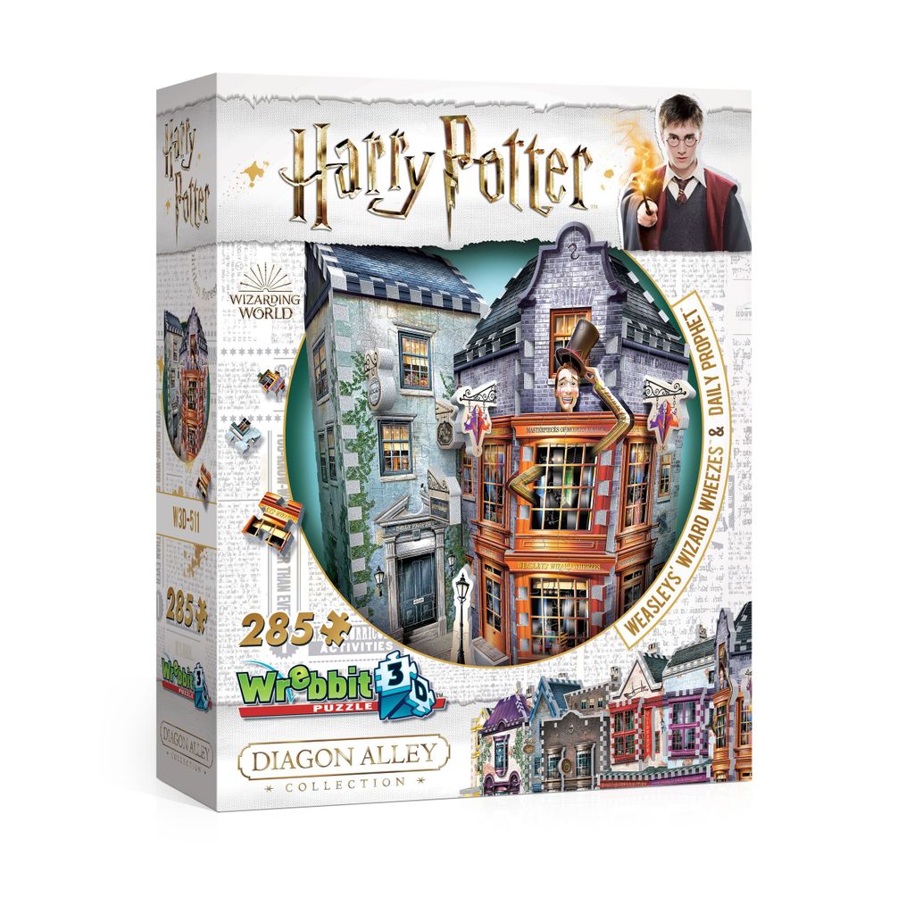Weasleys zauberhafte Scherze + Tagesprophet - Harry Potter. Puzzle 285 Teile