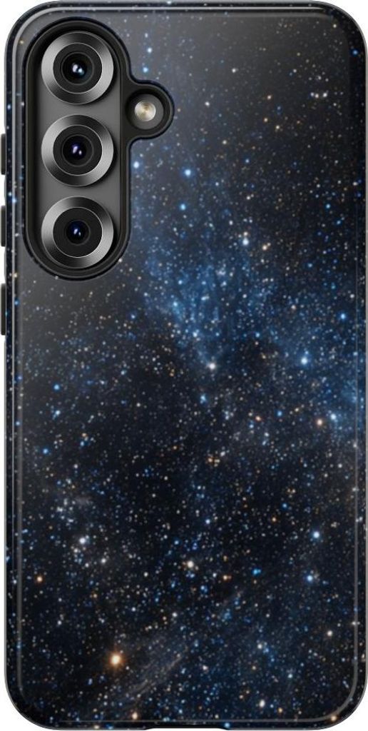 Sternenreicher Blick ins tiefe Weltall – Hülle Kompatibel mit Samsung Galaxy S25