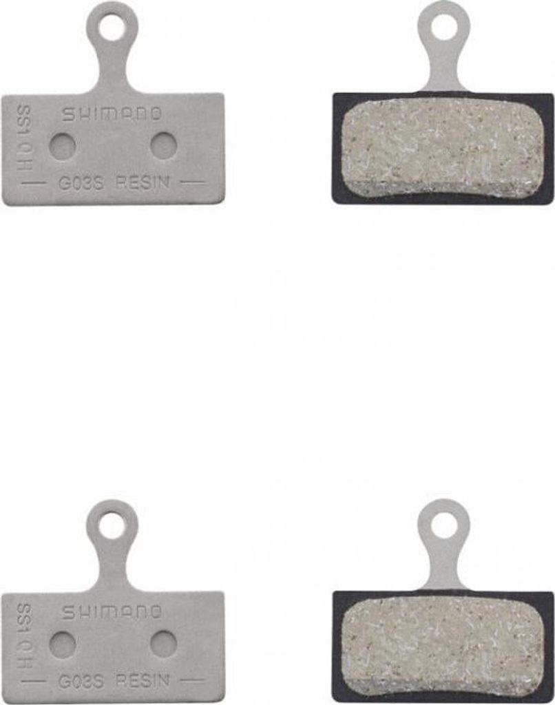 Shimano G03S Scheibenbremsbeläge 2er-Set organisch - leise, Produktbild 