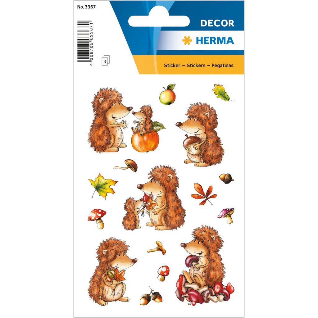 HERMA 3367, Papier, Wielobarwny, Eagle, Na stałe, 48 szt., Zdjęcie produktu 