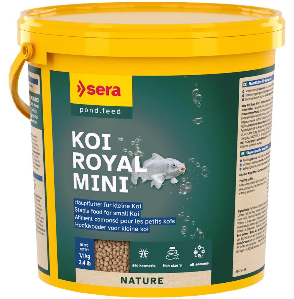 Sera Koi Royal Mini 3.800ML (1,1KG) Productafbeelding 