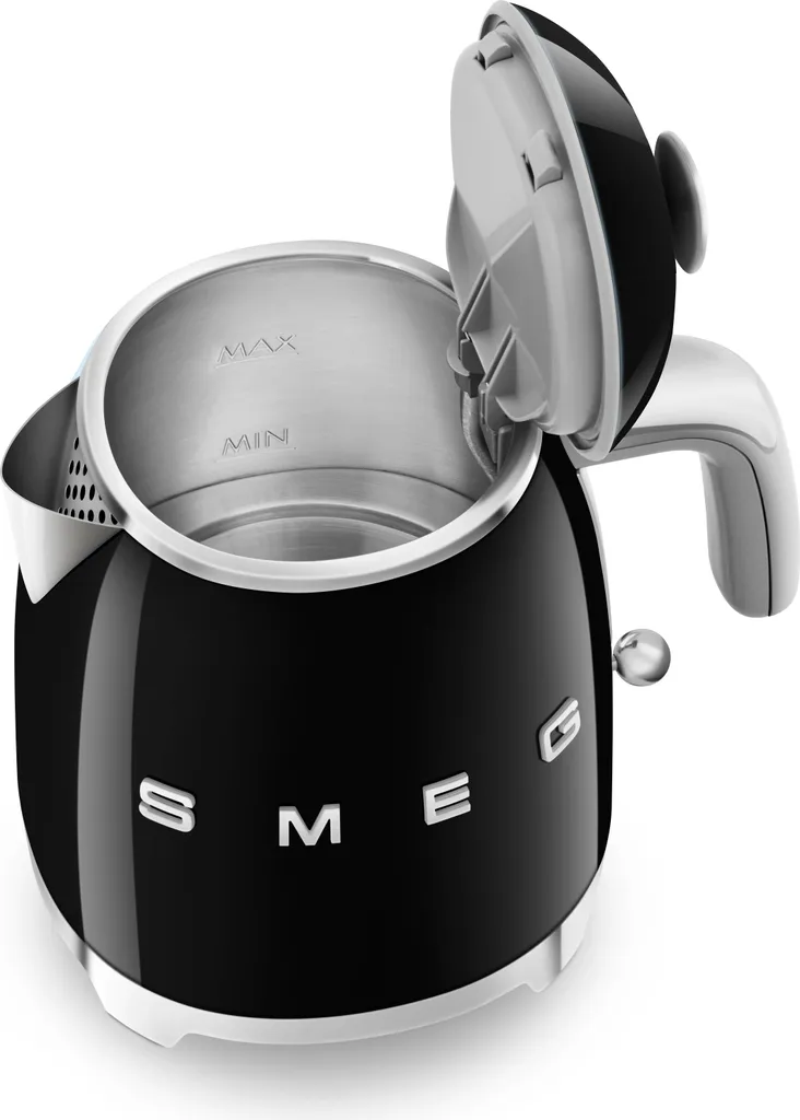 Bouilloire rétro Smeg 1400W | Modèle compact 0.8 litre noir - 4