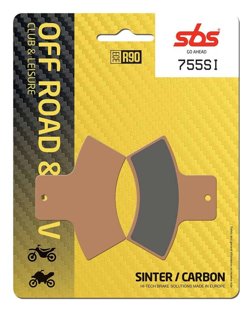 Bremsbelag SBS 755SI (Satz pro Scheibe) Offroad Sinter