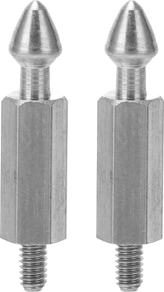 2 Stücke RC Baldachin Befestigungsschraube Silber Aluminiumlegierung Langlebig Einfache Installation Hubschrauber Nasenabdeckung für FW200