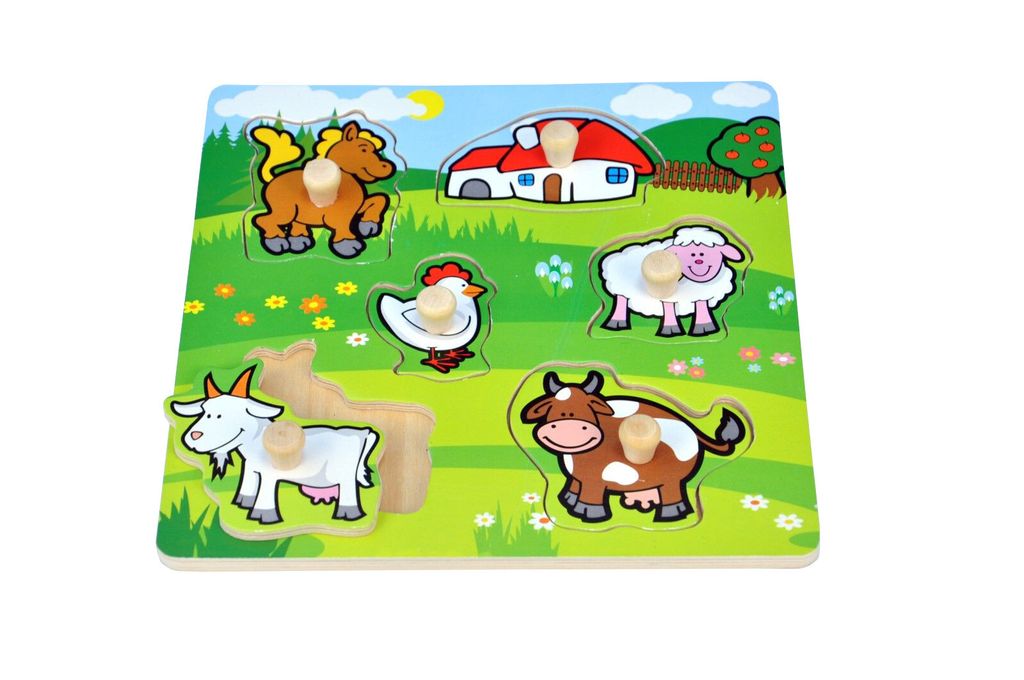 TEDDIES Holzpuzzle Meine ersten Tiere