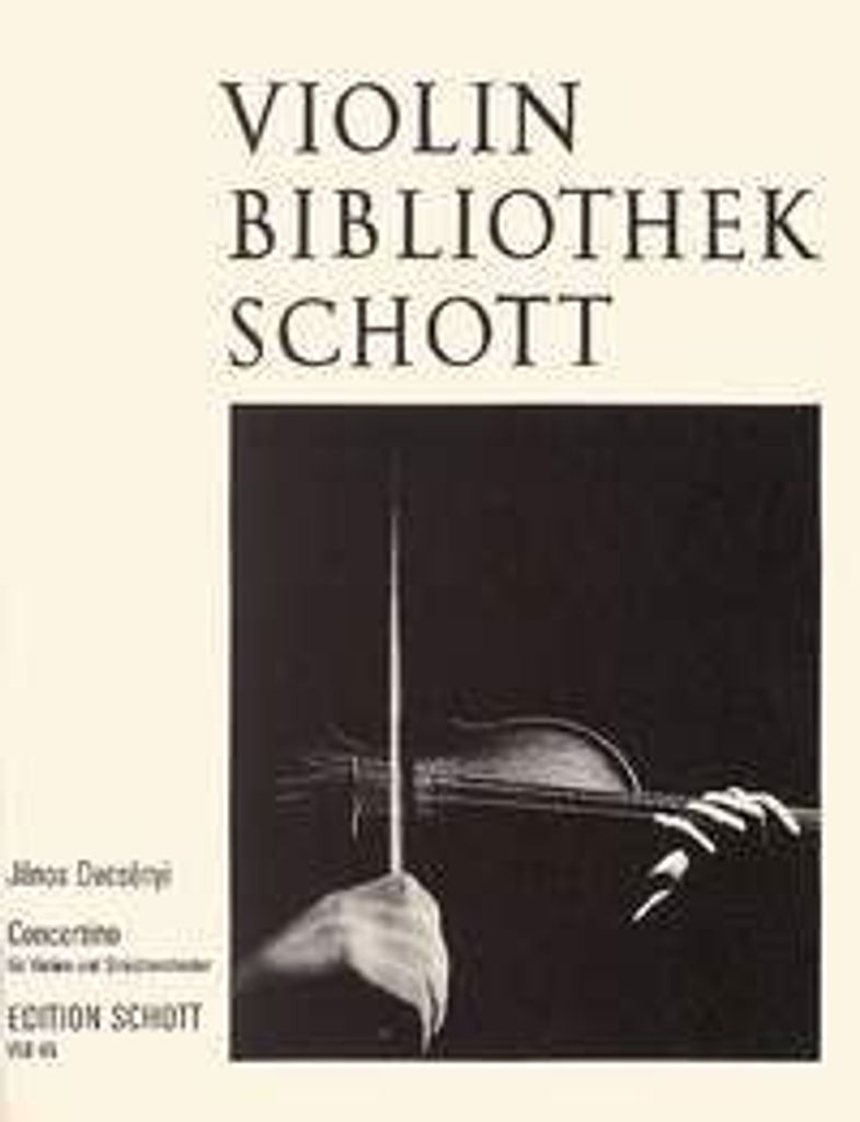 Concertino - Decsényi, János - Musiknoten