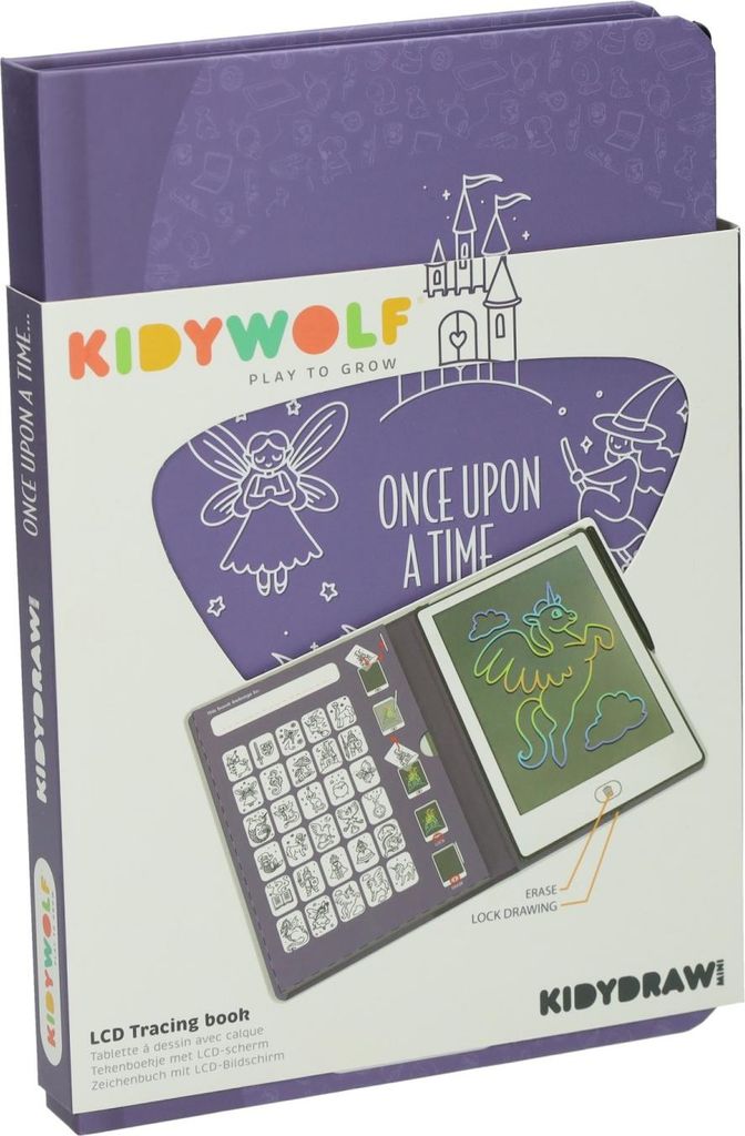 Kidywolf Kidydraw Livre de couverture violet Image du produit 