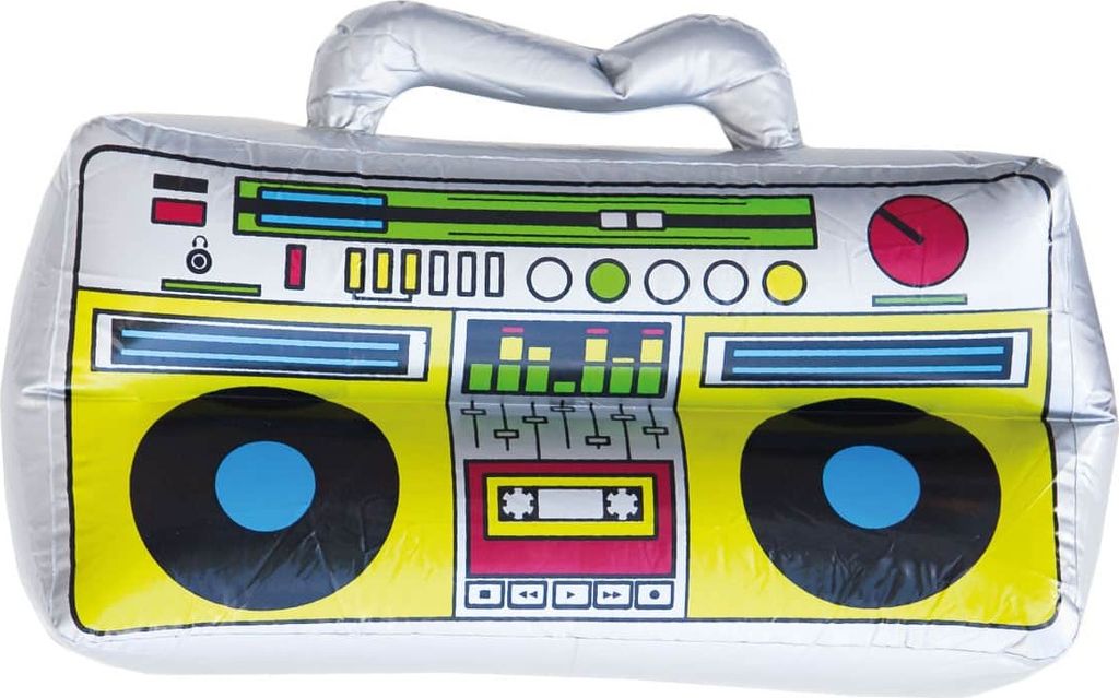 Oblique Unique Boombox Radio aufblasbar für Pool Strand Produktbild 