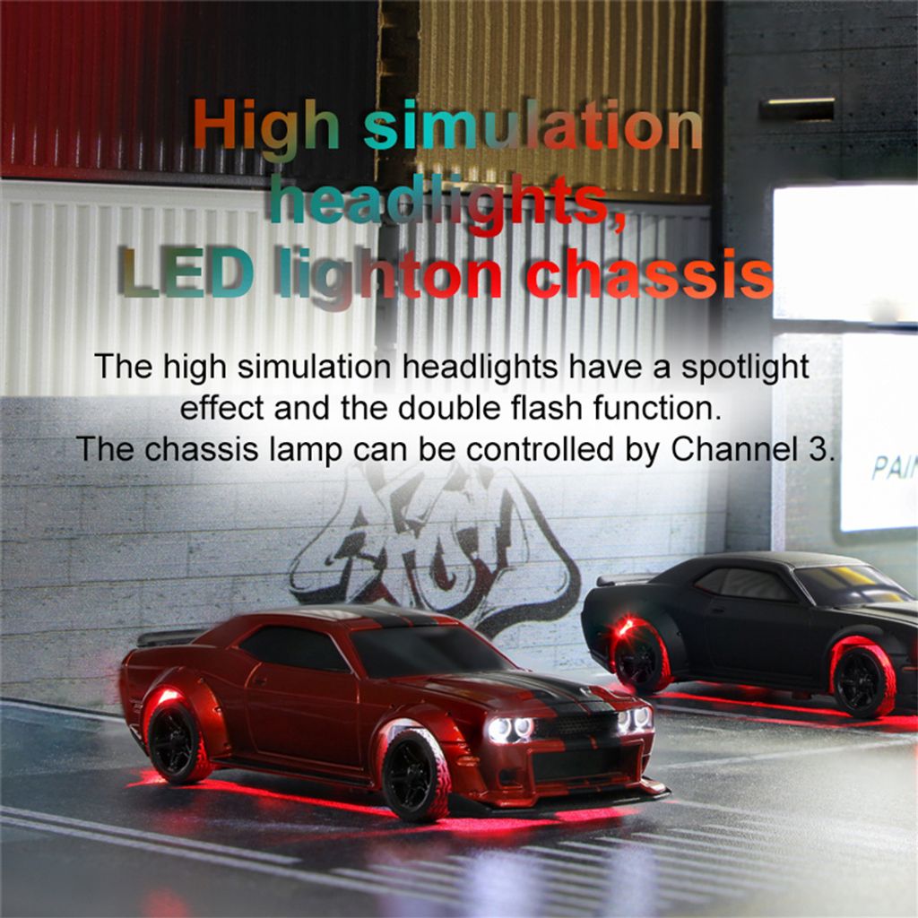 Turbo Racing C75 RTR 1/76 2,4G RWD Mini RC Auto LED Licht Produktbild 7