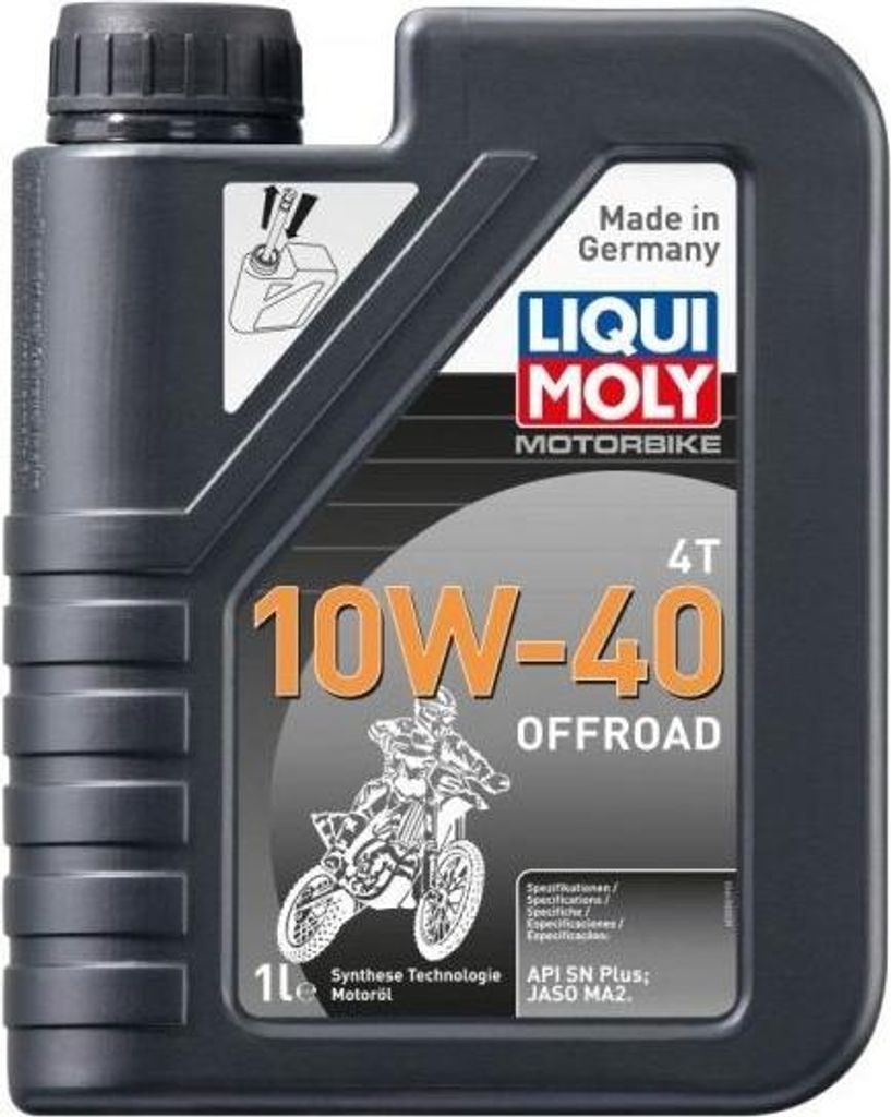Olej Liqui Moly 10W40 4L 4T Offroad / Motocykle Zdjęcie produktu 