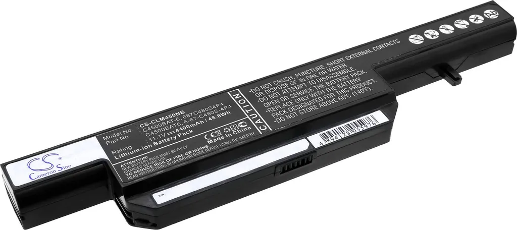 Batteria Professionale TECHTEK per Clevo B5130M B7110 | 6 Celle 48Wh