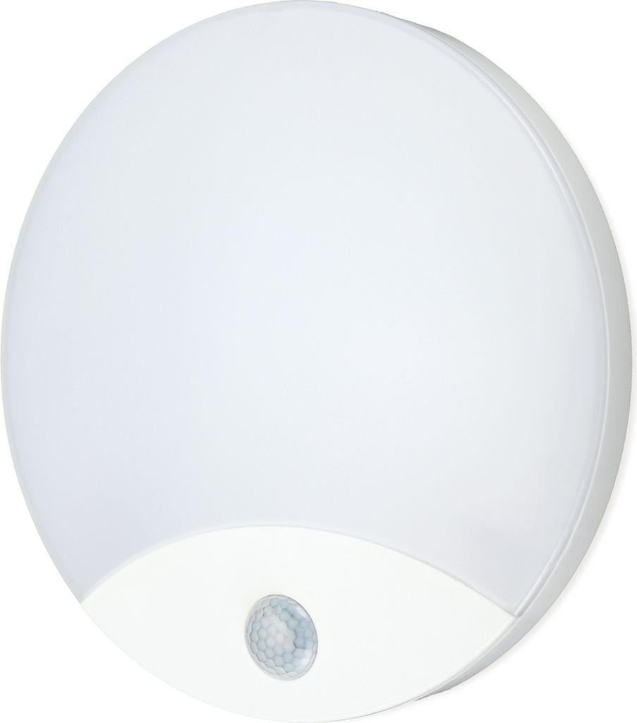 LED ORBIS Industrieleuchte mit Sensor 10W 4000K 1050lm IP44 rund weiß 02NSOSX10WNB Kobi