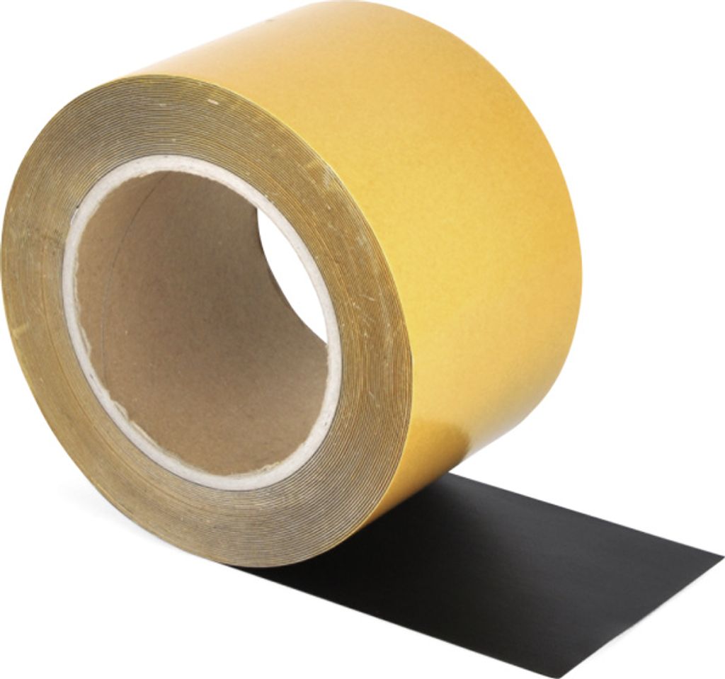 Universelles Bodenmarkierungsband WT-5125, PVC, Schwarz, 75 mm x 10 m