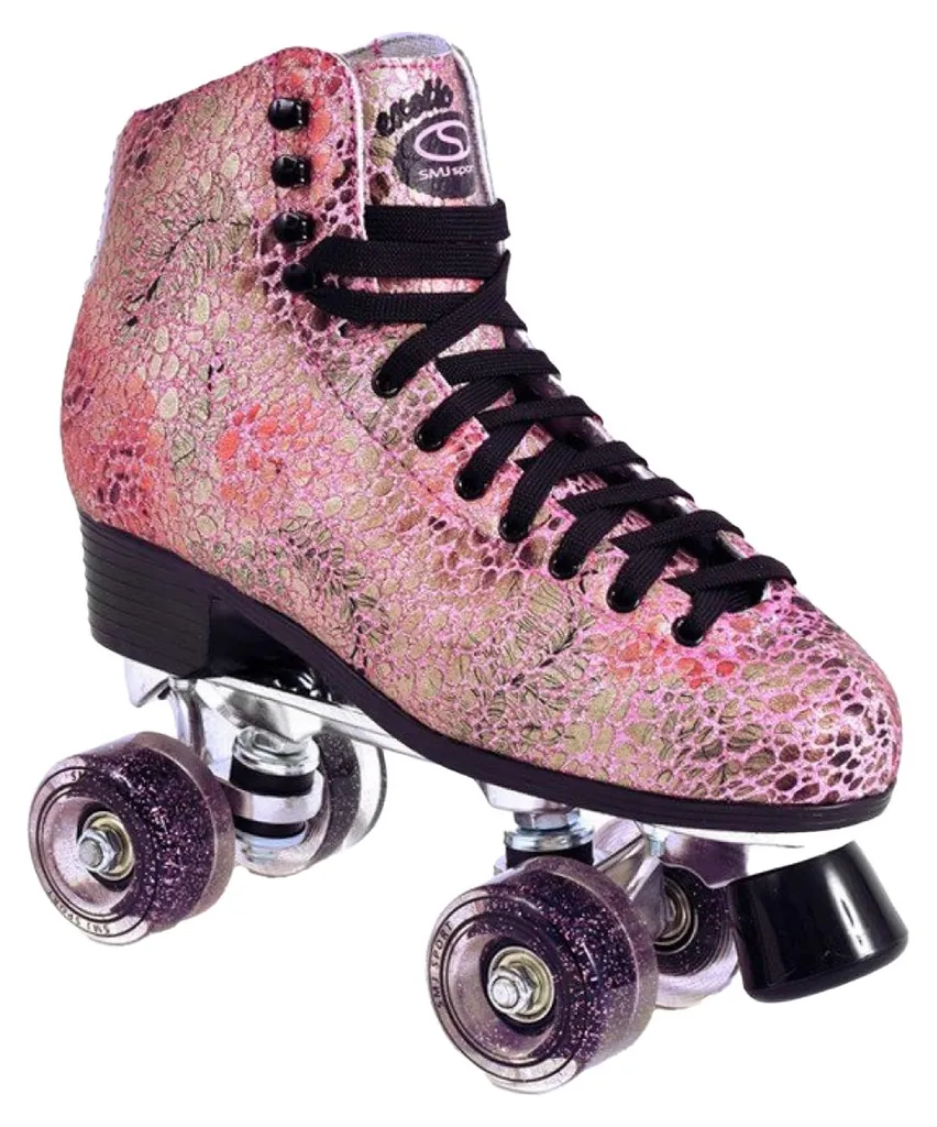 Patins à Roulettes Rose pour Femme SMJ Sport Exotic PP4776 Taille 36