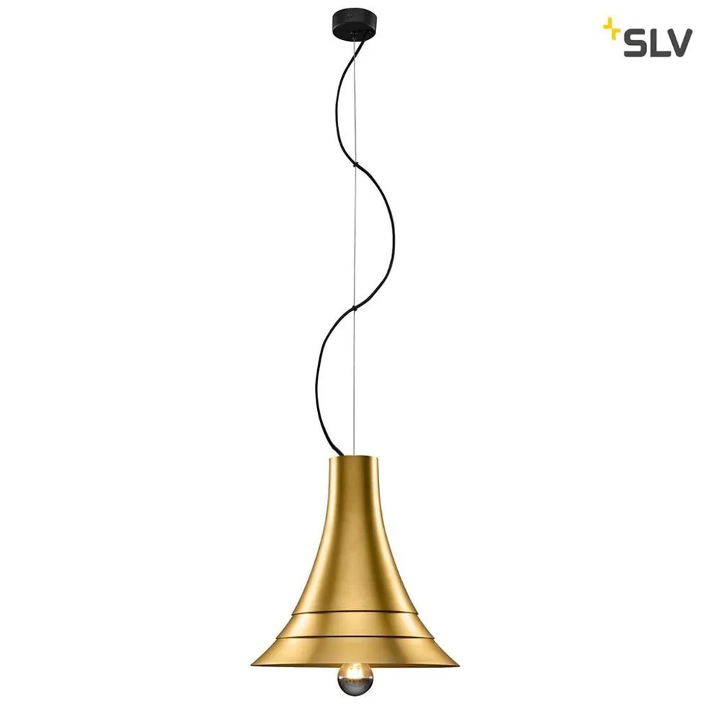 Lampe suspendue laiton SLV Bato 35 luminaire robuste et élégant E27
