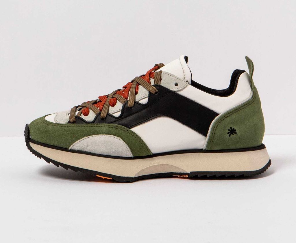 Art Sneaker Herren/Damen 1781 MULTI LEATHER SELVA-WHITE/TURIN Farbe Grün