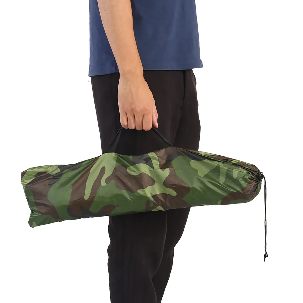 Tente camouflage légère imperméable : restez au sec et protégé du soleil