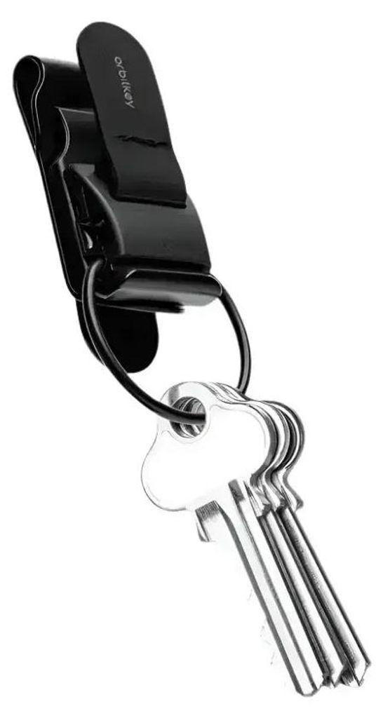 Orbitkey Utility Clip – prívesok na kľúče, čierny Obrázok produktu 