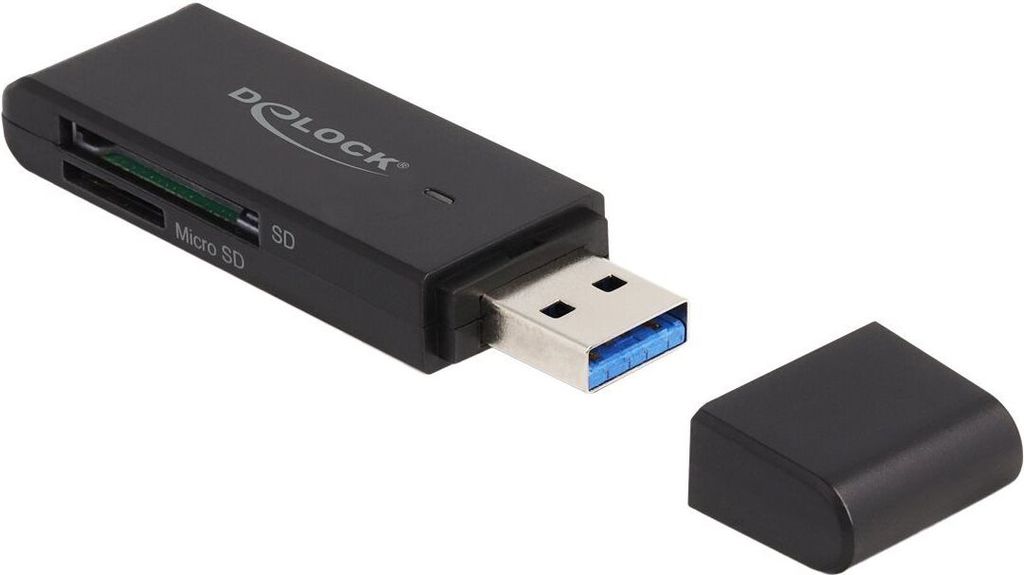 DELOCK Card Reader SuperSpeed USB 5 Gbps für SD und Micro SD