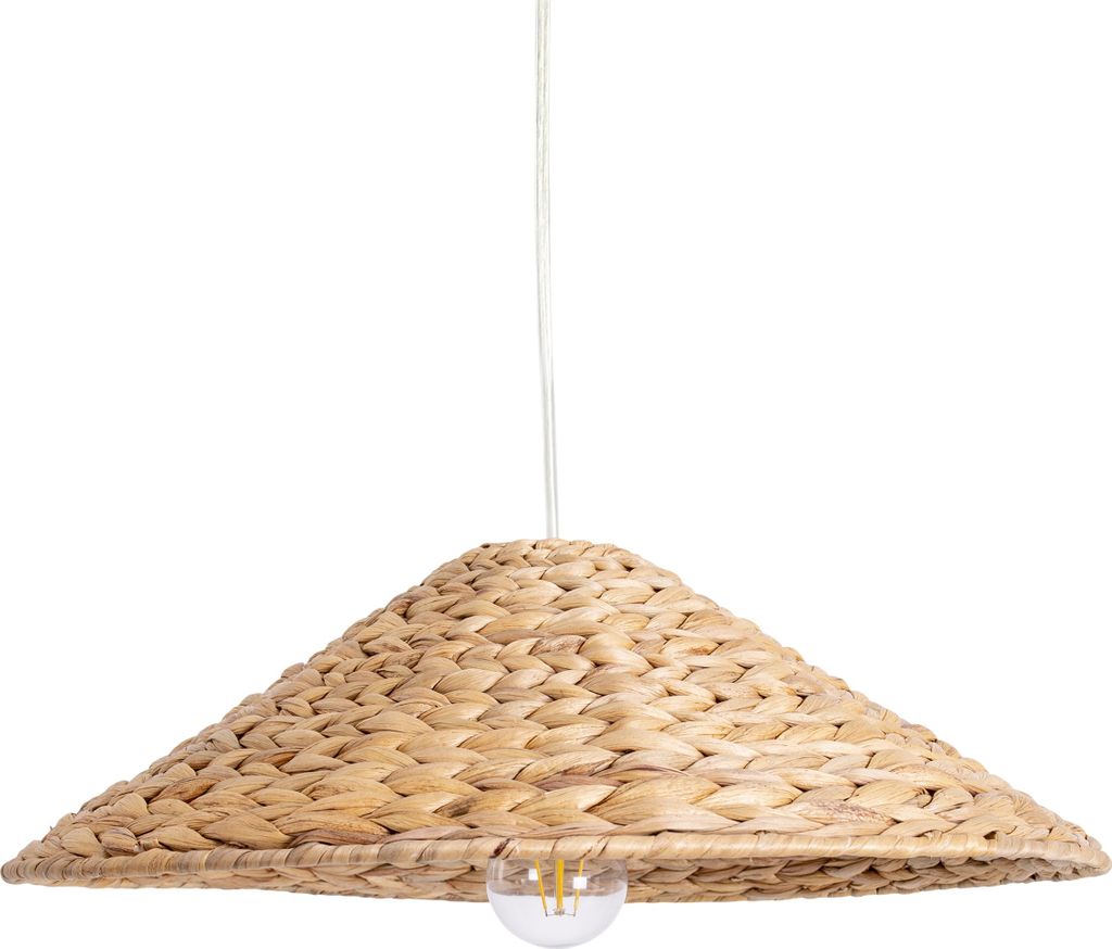 Näve Leuchten Korb-Pendelleuchte d: 45cm Korb-/Pendelleuchte Ø: 45cm natur Pendelleuchten - Korb-/Pendelleuchte Ø: 45cm natur, Hängelampe im Na...