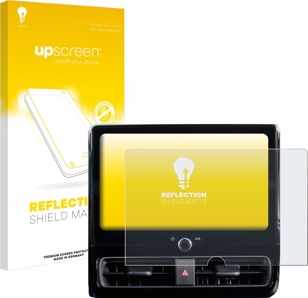 upscreen Schutzfolie für Toyota Yaris 2024 Displayschutz Displayschutzfolie Folie Matt Entspiegelungsfolie