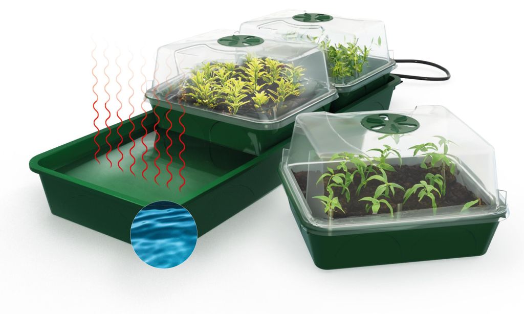 BioGreen Beheizter Anzuchtkasten "Hollandia" mit den Maßen Produktbild 