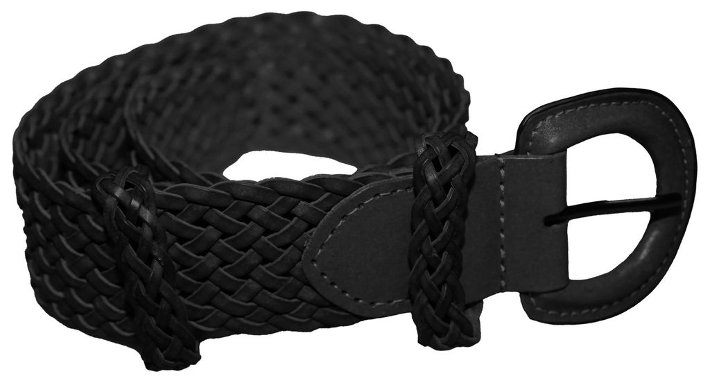 Eastern Counties Leather geflochtener Damengürtel EL246 (42) (Schwarz)
