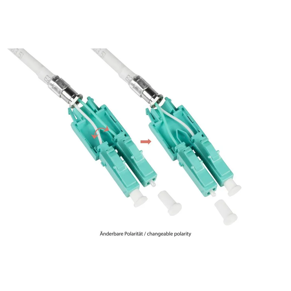 Fornitura Fibra Ottica OM3 2m LC-LC Good Connections LW-U802LC3 - LSZH - 3