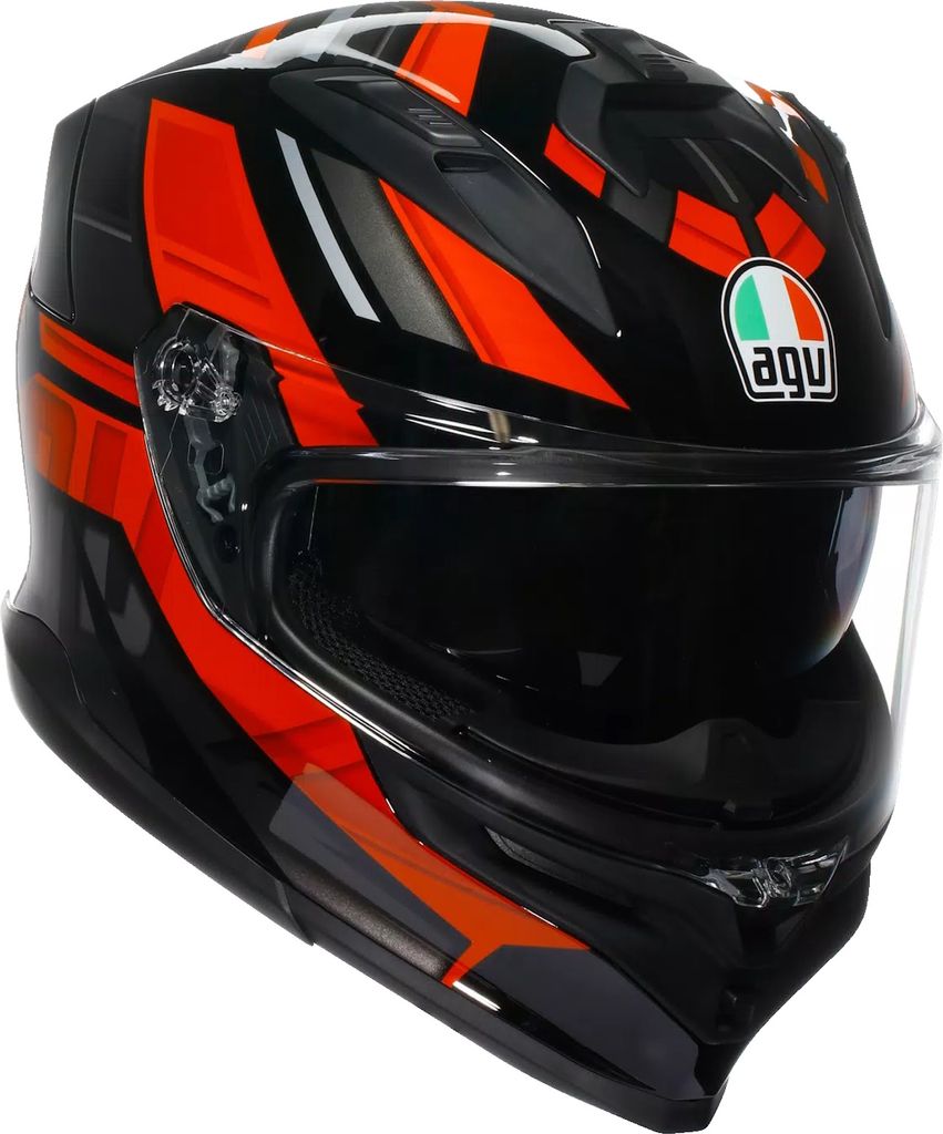 AGV K7 Taurax Helm, schwarz/rot, L (59/60) Produktbild 